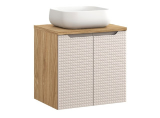 LUXOR Beige 82-60-2D-DU závesná skrinka s umývadlom 60 cm LUXOR Beige 82-60-2D-DU závesná skrinka s umývadlom 60 cm