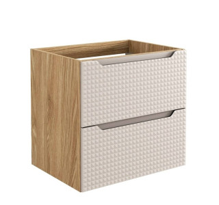 LUXOR Beige 82-60-2S závesná skrinka pod umývadlo 60 cm