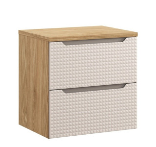 LUXOR Beige 82-60-2S-D závesná skrinka pod umývadlo 60 cm