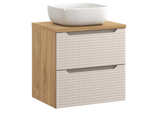 LUXOR Beige 82-60-2S-DU závesná skrinka s umývadlom 60 cm LUXOR Beige 82-60-2S-DU závesná skrinka s umývadlom 60 cm