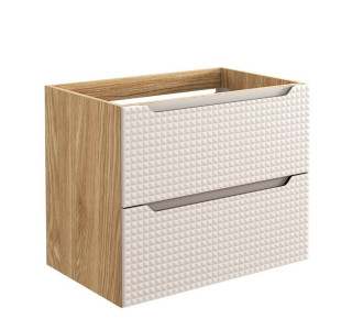 LUXOR Beige 82-70-2S závesná skrinka pod umývadlo 70 cm