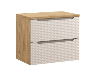 LUXOR Beige 82-70-2S-D závesná skrinka pod umývadlo 70 cm LUXOR Beige 82-70-2S-D závesná skrinka pod umývadlo 70 cm
