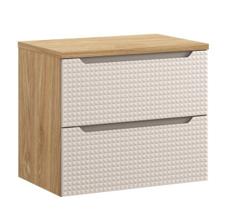 LUXOR Beige 82-70-2S-D závesná skrinka pod umývadlo 70 cm