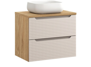 LUXOR Beige 82-70-2S-DU skrinka s umývadlom 70 cm LUXOR Beige 82-70-2S-DU skrinka s umývadlom 70 cm