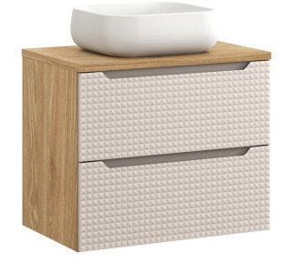 LUXOR Beige 82-70-2S-DU skrinka s umývadlom 70 cm