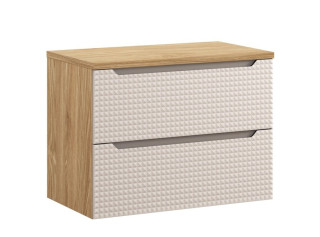 LUXOR Beige 82-80-2S-D závesná skrinka pod umývadlo 80 cm LUXOR Beige 82-80-2S-D závesná skrinka pod umývadlo 80 cm