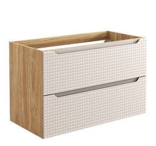 LUXOR Beige 82-90-2S závesná skrinka pod umývadlo 90 cm