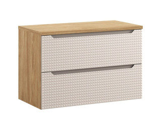 LUXOR Beige 82-90-2S-D závesná skrinka pod umývadlo 90 cm LUXOR Beige 82-90-2S-D závesná skrinka pod umývadlo 90 cm