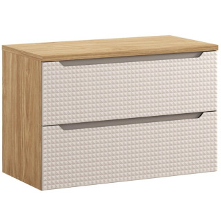 LUXOR Beige 82-90-2S-D závesná skrinka pod umývadlo 90 cm