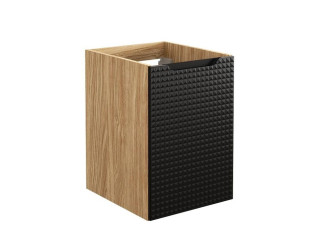 LUXOR Black 81-40-1D závesná skrinka do kúpelne 40 cm LUXOR Black 81-40-1D závesná skrinka do kúpelne 40 cm