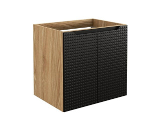 LUXOR Black 82-60-2D závesná skrinka pod umývadlo 60 cm LUXOR Black 82-60-2D závesná skrinka pod umývadlo 60 cm