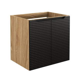 LUXOR Black 82-60-2D závesná skrinka pod umývadlo 60 cm