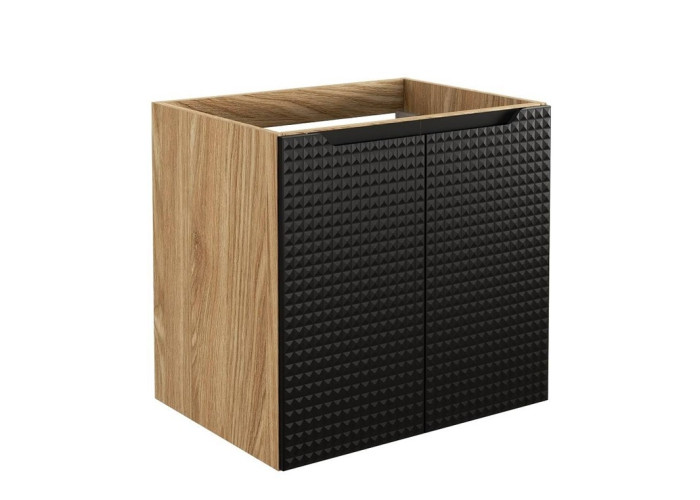 LUXOR Black 82-60-2D závesná skrinka pod umývadlo 60 cm LUXOR Black 82-60-2D závesná skrinka pod umývadlo 60 cm