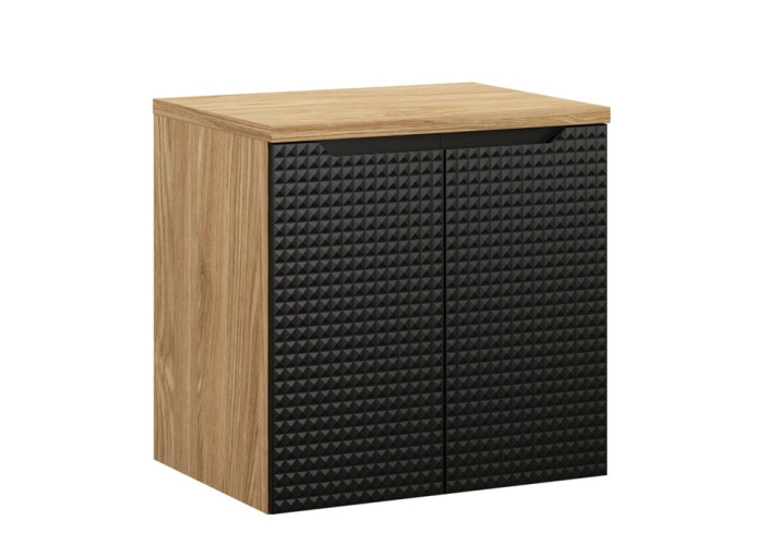 LUXOR Black 82-60-2D-D závesná skrinka pod umývadlo 60 cm