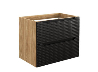 LUXOR Black 82-70-2S závesná skrinka pod umývadlo 70 cm LUXOR Black 82-70-2S závesná skrinka pod umývadlo 70 cm