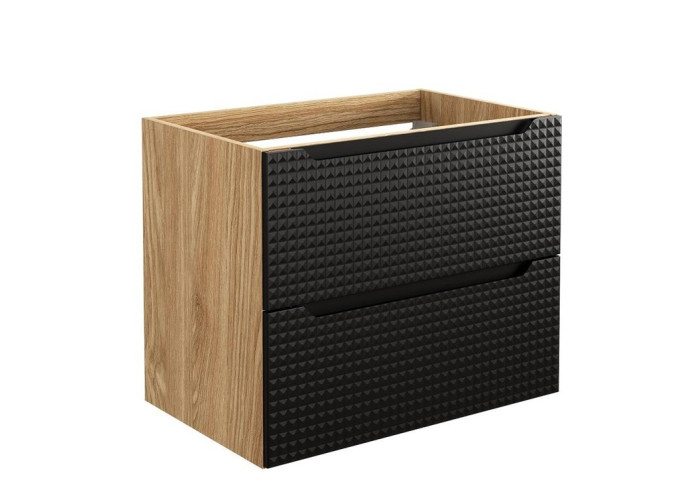 LUXOR Black 82-70-2S závesná skrinka pod umývadlo 70 cm