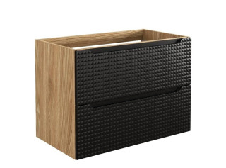 LUXOR Black 82-80-2S závesná skrinka pod umývadlo 80 cm LUXOR Black 82-80-2S závesná skrinka pod umývadlo 80 cm