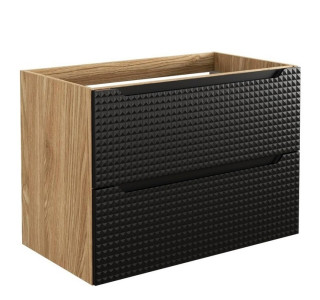 LUXOR Black 82-80-2S závesná skrinka pod umývadlo 80 cm