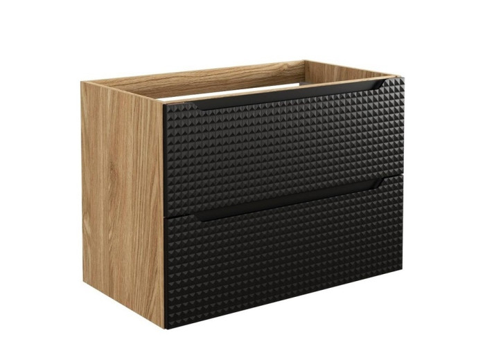 LUXOR Black 82-80-2S závesná skrinka pod umývadlo 80 cm LUXOR Black 82-80-2S závesná skrinka pod umývadlo 80 cm