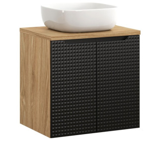 LUXOR Black 82-60-2D-DU skrinka s umývadlom 60 cm