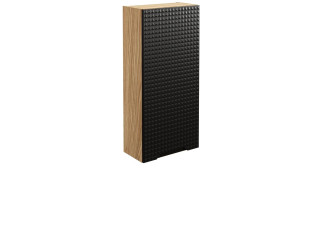 LUXOR Black 83-35-1D závesná skrinka do kúpelne  LUXOR Black 83-35-1D závesná skrinka do kúpelne