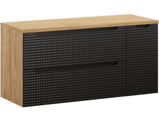 LUXOR Black 82-120-90-30-D závesná skrinka pod umývadlo 120 cm LUXOR Black 82-120-90-30-D závesná skrinka pod umývadlo 120 cm