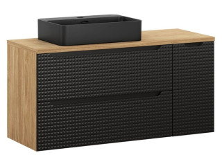 LUXOR Black 82-120-90-30-DU skrinka s umývadlom 120 cm LUXOR Black 82-120-90-30-DU skrinka s umývadlom 120 cm