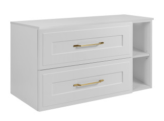 CLASSIC biely W100DW závesná skrinka pod umývadlo 100 cm