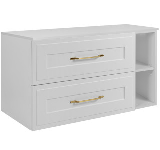 CLASSIC biely W100DW závesná skrinka pod umývadlo 100 cm