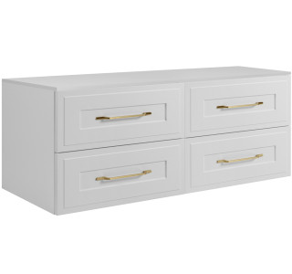 CLASSIC biely W160DW závesná skrinka pod umývadlo 160 cm