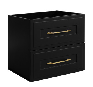 CLASSIC čierny B60 závesná skrinka pod umývadlo 60 cm