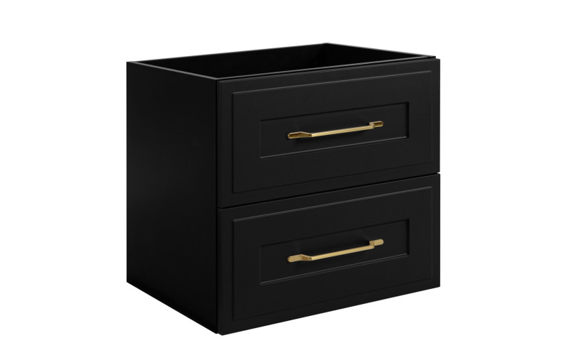 CLASSIC čierny B60 závesná skrinka pod umývadlo 60 cm