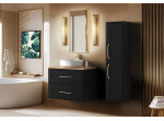 CLASSIC čierny B35 vysoká skrinka do kúpeľne