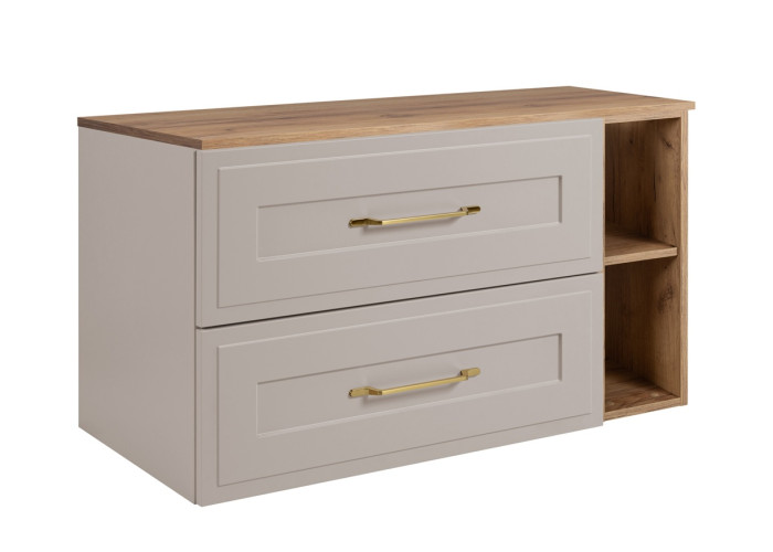 CLASSIC kašmír K100DC závesná skrinka pod umývadlo 100 cm