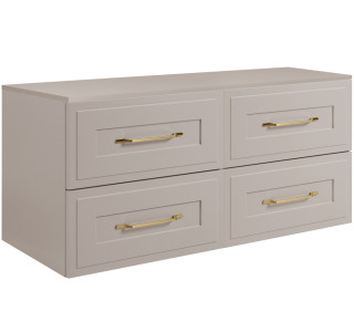 CLASSIC kašmír K120DK závesná skrinka pod umývadlo 120 cm