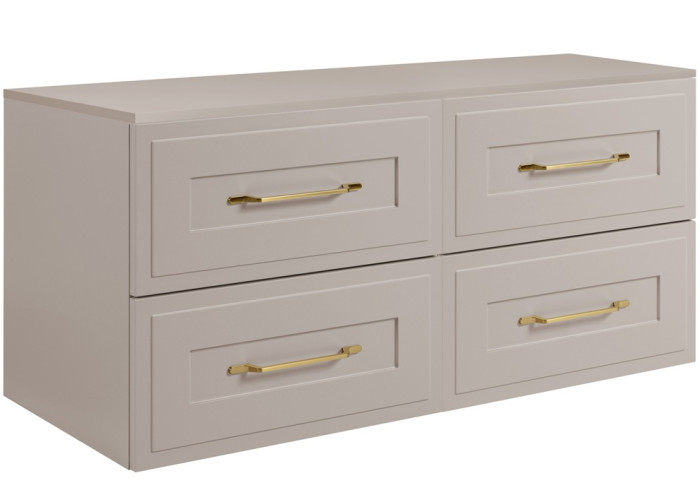 CLASSIC kašmír K120DK závesná skrinka pod umývadlo 120 cm CLASSIC kašmír K120DK závesná skrinka pod umývadlo 120 cm