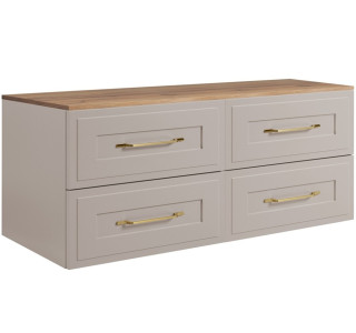 CLASSIC kašmír K160DC závesná skrinka pod umývadlo 160 cm