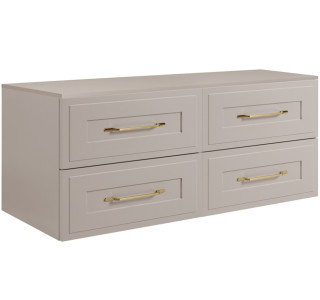 CLASSIC kašmír K160DK závesná skrinka pod umývadlo 160 cm