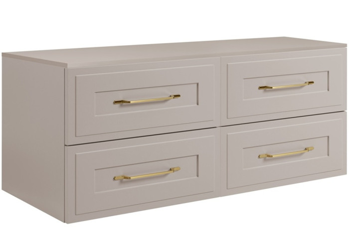 CLASSIC kašmír K160DK závesná skrinka pod umývadlo 160 cm