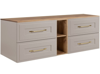 CLASSIC kašmír K180DC závesná skrinka pod umývadlo 180 cm