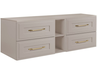 CLASSIC kašmír K180DK závesná skrinka pod umývadlo 180 cm