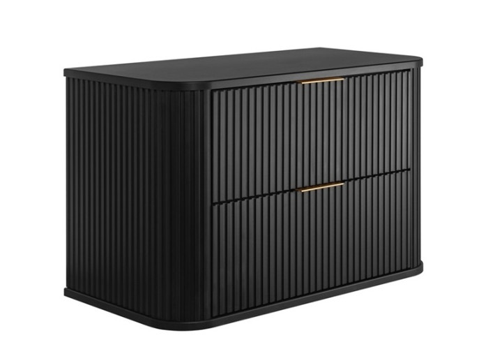 ELEGANCE čierna B80 závesná skrinka pod umývadlo 80 cm s vrchnou doskou ELEGANCE čierna B80 závesná skrinka pod umývadlo 80 cm s vrchnou doskou