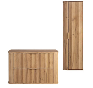 ELEGANCE dub craft zlatý kúpeľňová zostava 1