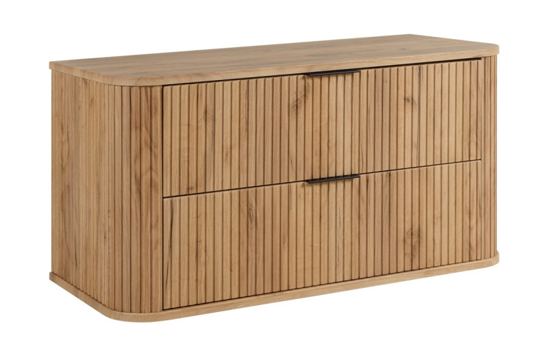 ELEGANCE dub craft zlatý C100 závesná skrinka pod umývadlo 100 cm s vrchnou doskou ELEGANCE dub craft zlatý C100 závesná skrinka pod umývadlo 100 cm s vrchnou doskou