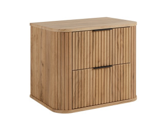 ELEGANCE dub craft zlatý C60 závesná skrinka pod umývadlo 60 cm s vrchnou doskou