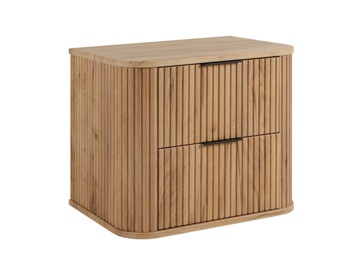 ELEGANCE dub craft zlatý C60 závesná skrinka pod umývadlo 60 cm s vrchnou doskou