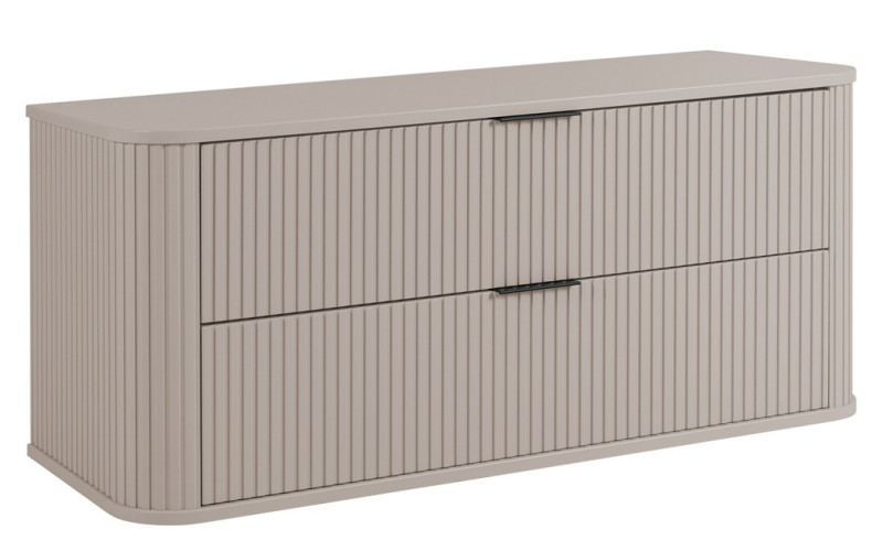 ELEGANCE kašmír K120 závesná skrinka pod umývadlo 120 cm s vrchnou doskou