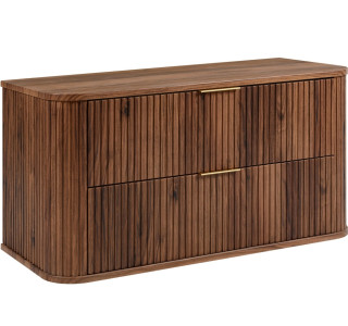 ELEGANCE orech O100 závesná skrinka pod umývadlo 100 cm s vrchnou doskou