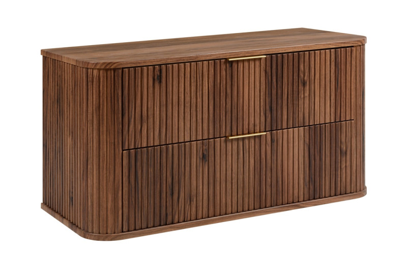 ELEGANCE orech O100 závesná skrinka pod umývadlo 100 cm s vrchnou doskou ELEGANCE orech O100 závesná skrinka pod umývadlo 100 cm s vrchnou doskou