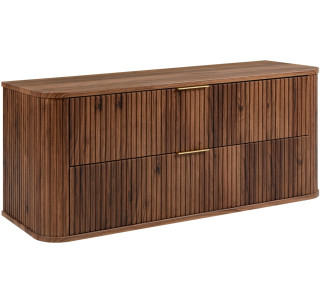 ELEGANCE orech O120 závesná skrinka pod umývadlo 120 cm s vrchnou doskou